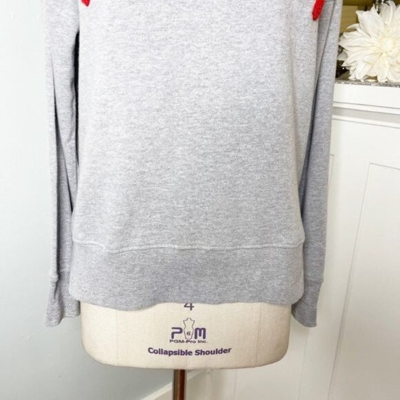 Tommy Hilfiger Logo Crewneck Sweatshirt Pullover Gray Size Medium - Picture 7 of 13